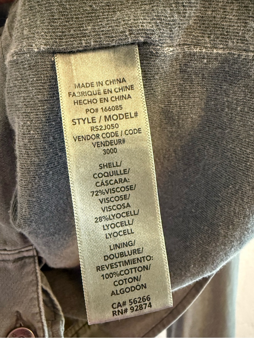 Splendid Poppy Utility Jacket - Picture 5 of 8
